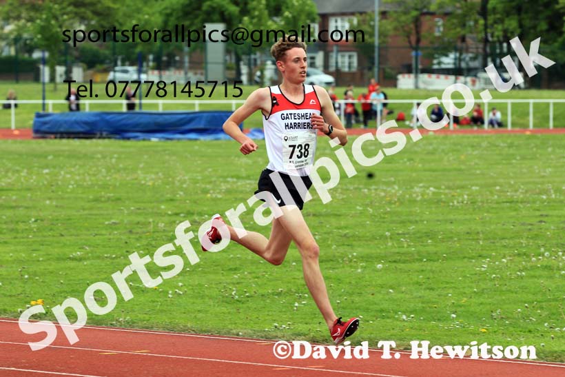 Men and Boys 5000 metres, 2022 North Eastern Track and Field Champs., Middlesbrough. David T. Hewitson/Sports for All Pics